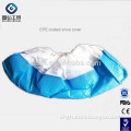 Disposable thick PP+CPE coated shoe cover blue color anti skid/Waterproof PP+ CPE Shoe Cover For Work Place